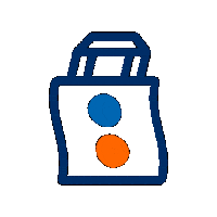 vr-payment shopping bag buy payment Sticker