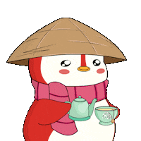 Good Morning Coffee Sticker by Pudgy Penguins