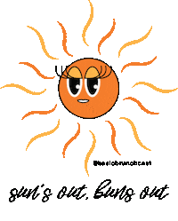 Girls Trip Beach Sticker by Basic Brunchcast