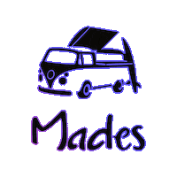 MadesCocktailtaxi cocktail cocktails volkswagen vw Sticker