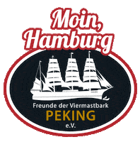 Hamburg Tallship Sticker by Freunde der Viermastbark PEKING