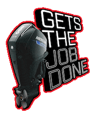 Fish Go Boldly Sticker by Mercury Marine Brasil
