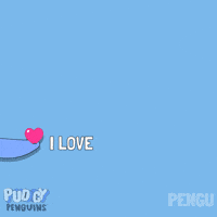 I Love You Couple GIF by Pudgy Penguins