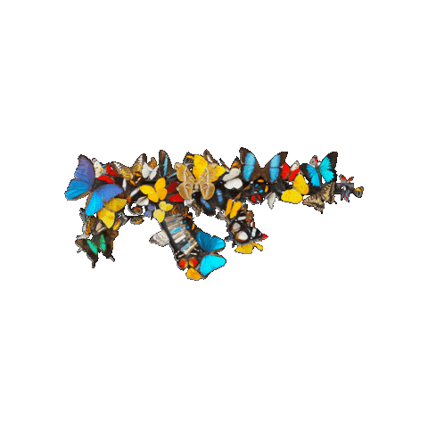ARTTODISARM art butterfly butterflies bran Sticker