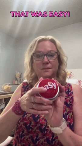 fairygodmotheroftech that was easy easy button fairy godmother of tech beth riegger GIF