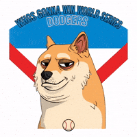 Shiba Inu Baseball GIF by Doge Pound