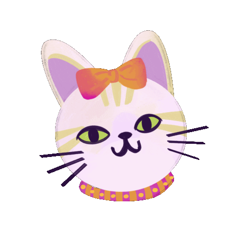 Cat Love Sticker by Aurora aprilianisa