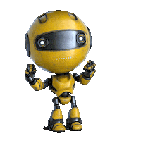 Happy Robot Sticker by O2 Slovakia