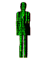 Good Morning Glitch Sticker by PEEKASSO