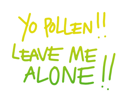 Hay Fever Sneezing Sticker by subtlestrokes