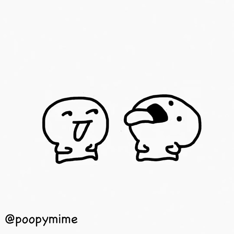 poopymime laugh silly tongue freaky GIF