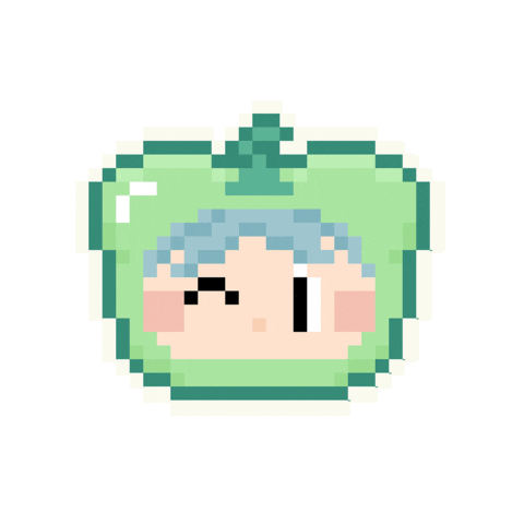 hyggeish pixel nct cutie mark Sticker