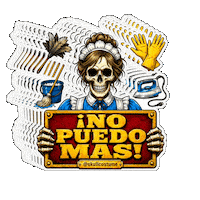 Skull No Puedo Mas Sticker