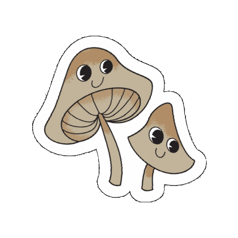 Mushroom Sticker by Parks Conservancy