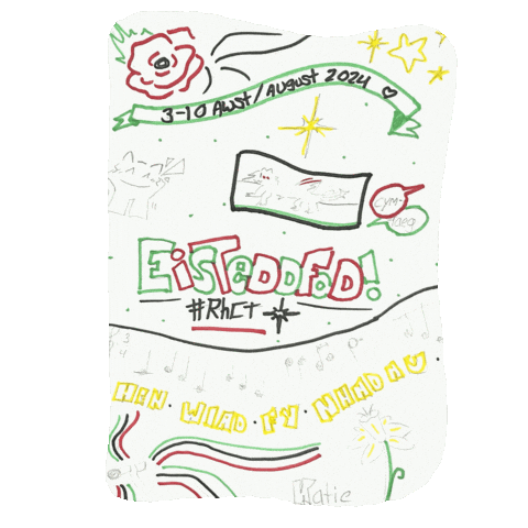 Eisteddfod Pontypridd Sticker by Menter Iaith Rhondda Cynon Taf