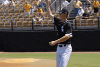 SouthernMissAthletics baseball homerun bow and arrow golden eagles GIF