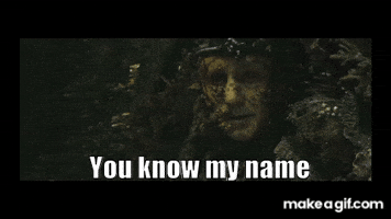 you know my name GIF