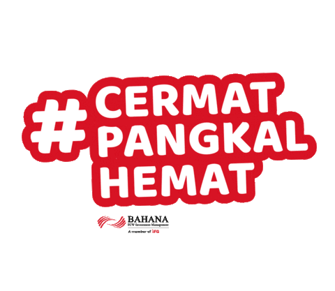 bahana_tcw giphyupload investment investasi boros Sticker
