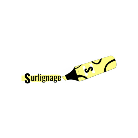 LesSurligneurs giphygifmaker article stabilo lessurligneurs Sticker