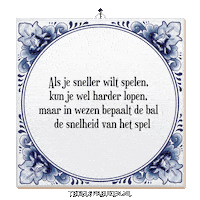 Focus Teamwork Sticker by Tegelspreuken.nl