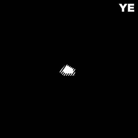 yeagency giphygifmaker white bounce monochrome GIF
