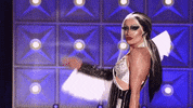 Black And White Ponytail GIF by RuPaul's Drag Race