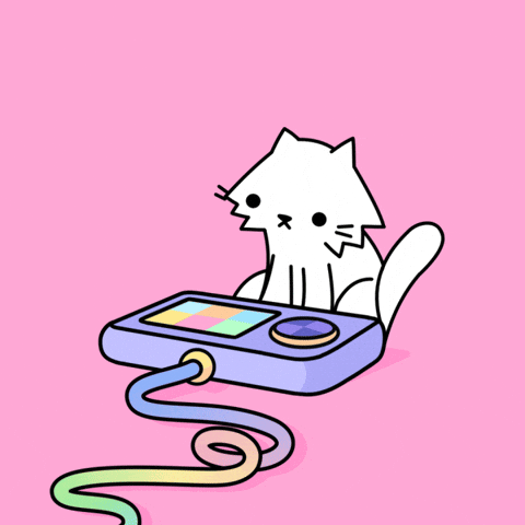 Bored Cat GIF by doodles