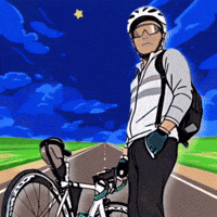 Bike 走る GIF