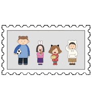 posa_stamp 스꾸 posa 우꾸 한국우편사업진흥원 Sticker