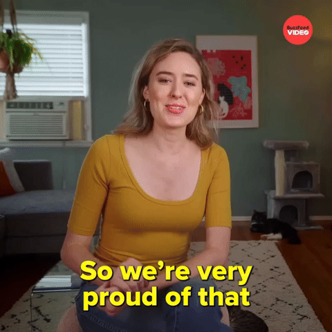 Proud of that