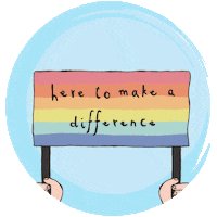 gay pride love Sticker by Kaart Blanche