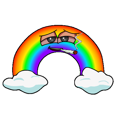 rainbow lol Sticker