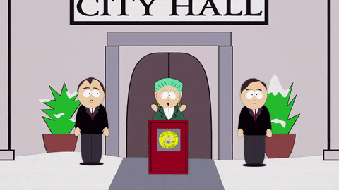 explaining city hall GIF by South Park 