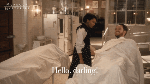 Hello Darling Cbc GIF by Murdoch Mysteries