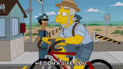 Season 20 Bike GIF by The Simpsons