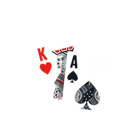 Poker Ak Sticker by PokerStars