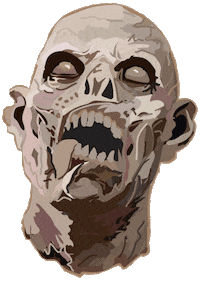zombie STICKER