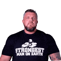 Strongest Man Flex Sticker by Brian Shaw