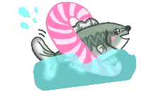 Fish Fishing Sticker