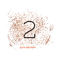 Christmas Gold Sticker