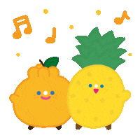 Orange Pleasure Sticker by THE RECORDER FACTORY