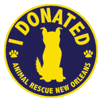 AnimalRescueNewOrleans arno arnorescuekrewe animalrescueneworleans animal rescue new orleans Sticker