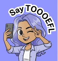 Selfie Tina GIF by Toefl iBT
