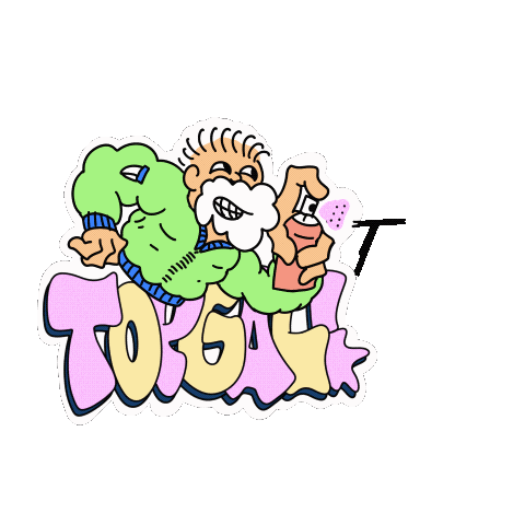 Good Morning Graffitti Sticker by Topgalbags