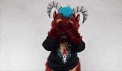 Peek A Boo Mascot GIF by New Mexico Goatheads