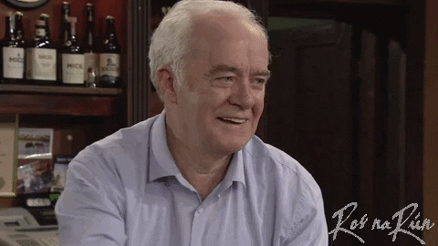 rnar giphygifmaker giphyattribution fake smile gaeilge GIF