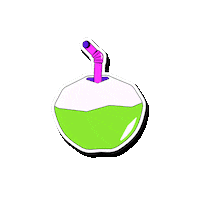 Mar Agua De Coco Sticker by Mundo Gloob