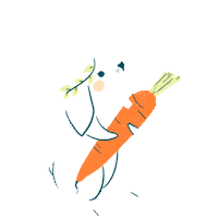 ChezVonnette nature bunny spring rabbit Sticker