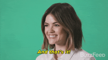 Thats It Lucy Hale GIF by BuzzFeed