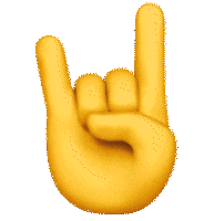 Rock Wow Sticker by Design Practice